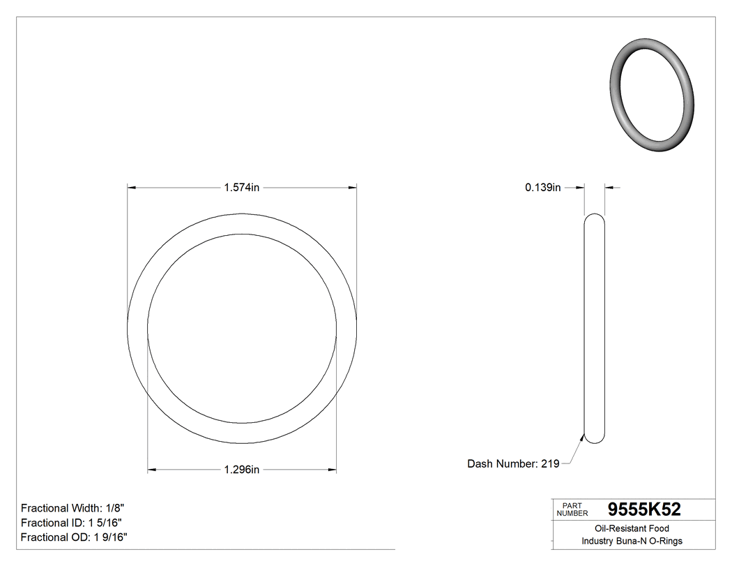 Technical drawing - 9555K52